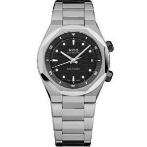 MIDO Multifort Multifort 8 Two Crowns Black Dial 38.4 x 40mm Silver Stainless Steel Bracelet M047.507.11.051.00 - 59801