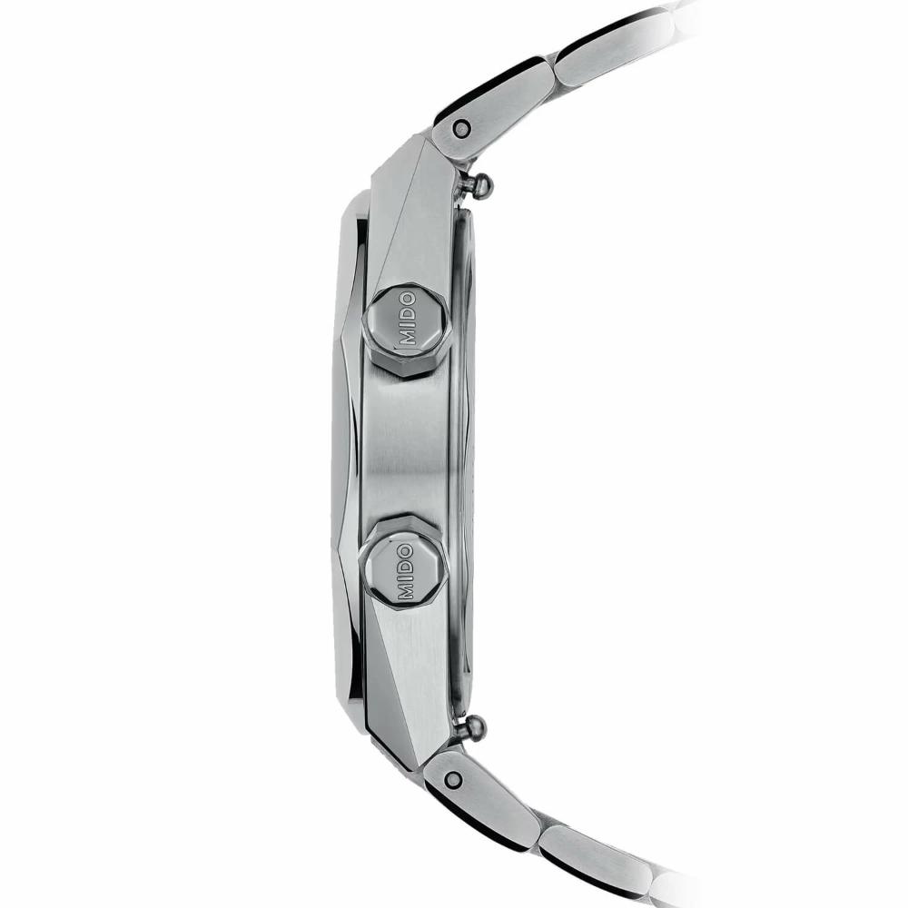 MIDO Multifort Multifort 8 Two Crowns Grey Dial 38.4 x 40mm Silver Stainless Steel Bracelet M047.507.11.081.00