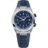 MIDO Multifort Multifort 8 Two Crowns Blue Dial 38.4 x 40mm Silver Stainless Steel Blue Rubber Strap M047.507.17.041.00 - 0
