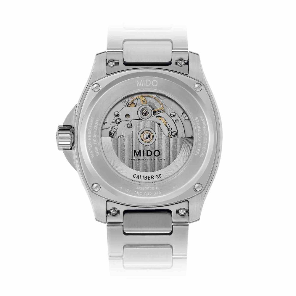 MIDO Multifort TV Big Date Blue Dial Automatic 40.00 x 39.20mm Silver Stainless Steel Bracelet M049.526.11.041.00