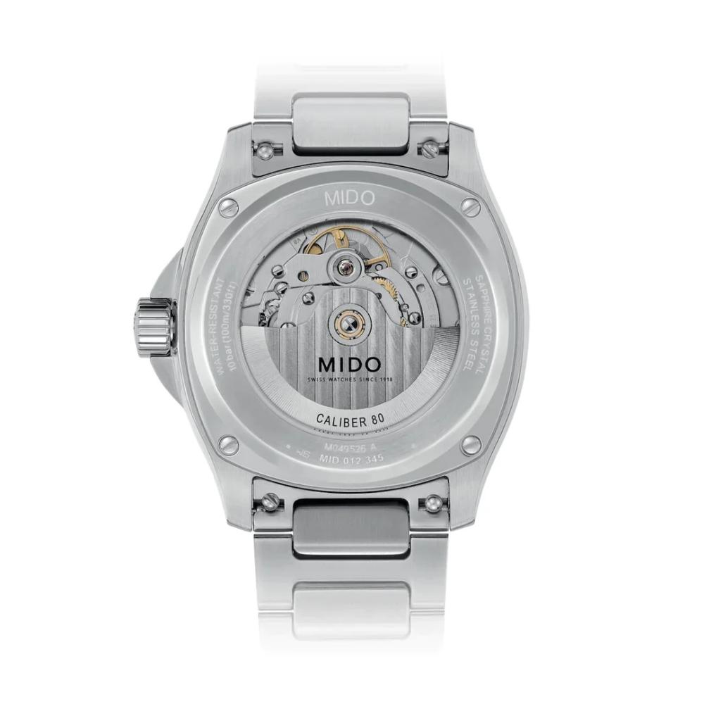 MIDO Multifort TV Big Date Black Dial Automatic 40.00 x 39.20mm Silver Stainless Steel Bracelet M049.526.11.081.00