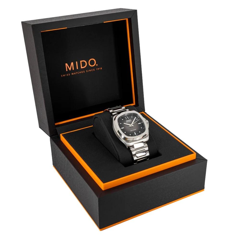 MIDO Multifort TV Big Date Black Dial Automatic 40.00 x 39.20mm Silver Stainless Steel Bracelet M049.526.11.081.00 - 6