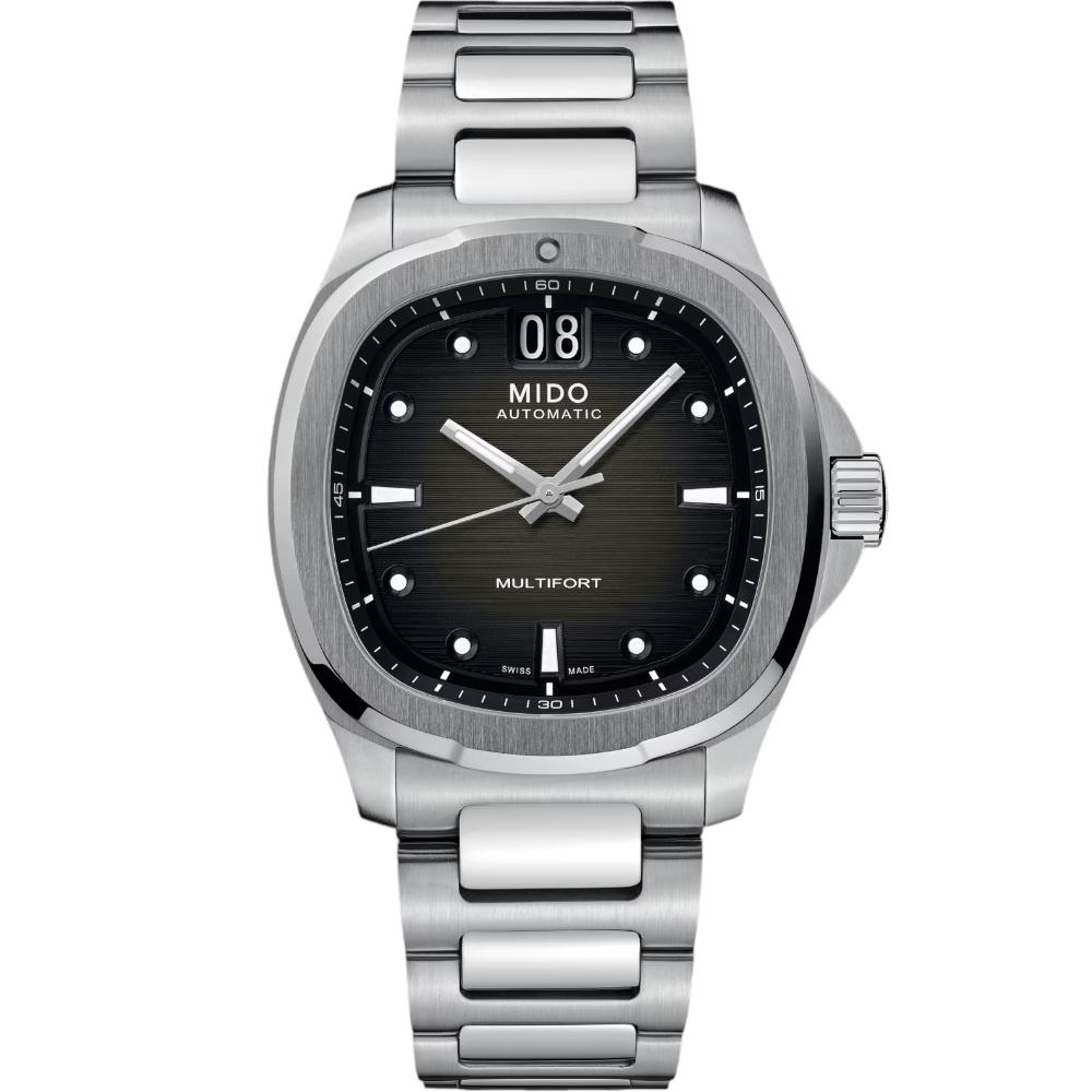 MIDO Multifort TV Big Date Black Dial Automatic 40.00 x 39.20mm Silver Stainless Steel Bracelet M049.526.11.081.00