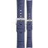 MIDO Official Multifort TV 22mm Blue Rubber Strap Silver Hardware M603018728 - 0