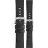 MIDO Official Strap Black 22-20mm Fabric and Silicone with Silver Hardware M603019599 - 0