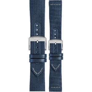 MIDO Official 22mm Official Blue Fabric & Leather Strap M604018582 - 39328