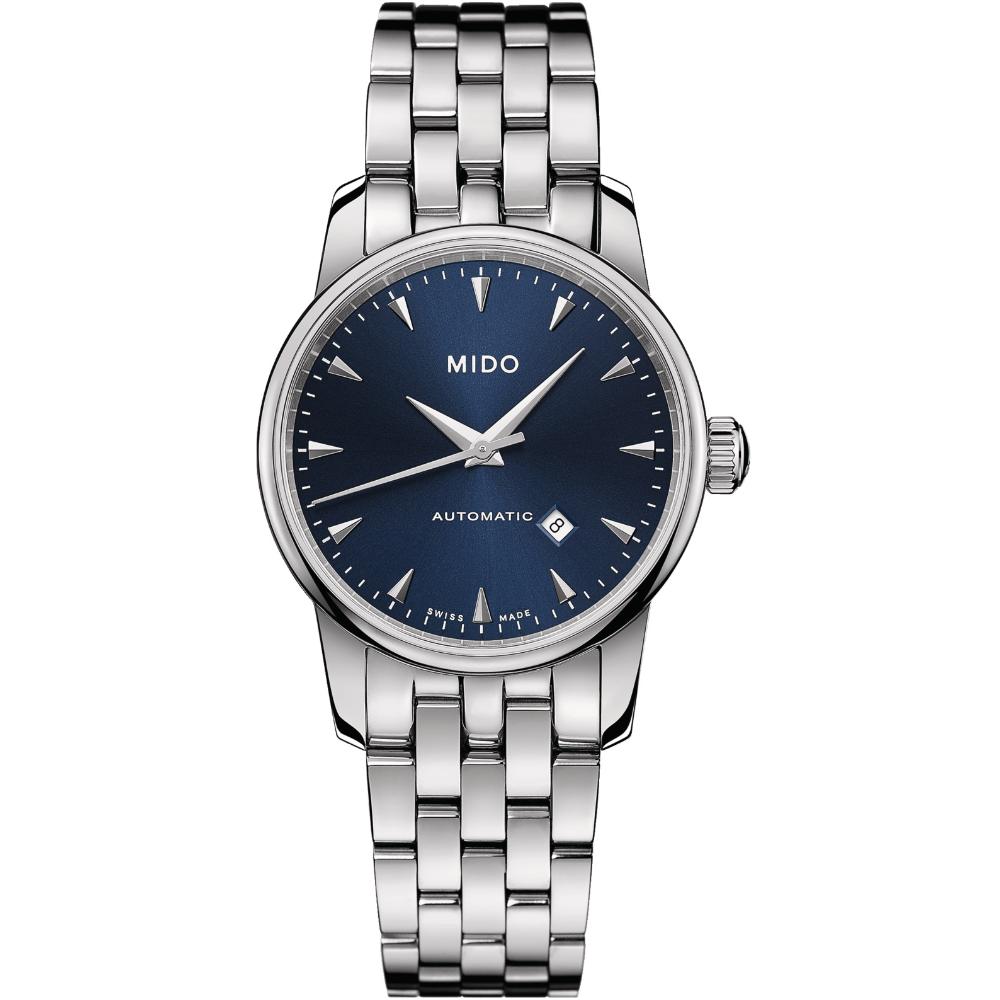 MIDO Baroncelli Tradition Automatic 29mm Silver Stainless Steel Bracelet M7600.4.15.1