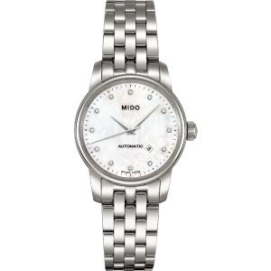 MIDO Baroncelli Tradition Diamonds Automatic 29mm Silver Stainless Steel Bracelet M7600.4.69.1 - 10776