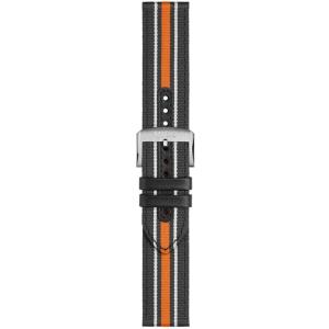 MIDO Official 22mm Official Black & Orange Fabric Strap M803018416 - 24780