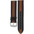 MIDO Official 22mm Official Black & Orange Fabric Strap M803018416 - 1