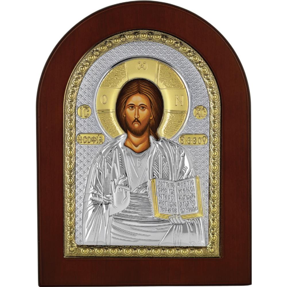 ΑΣΗΜΕΝΙΑ ΕΙΚΟΝΑ Χριστός (15cm x 21cm) MA-E1107BX