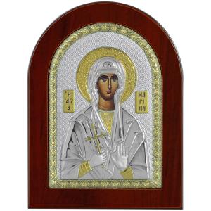 ΑΣΗΜΕΝΙΑ ΕΙΚΟΝΑ Η Αγία Μαρίνα (15cm x 21cm) MA-E1155BX - 37653