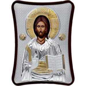 ΑΣΗΜΕΝΙΑ ΕΙΚΟΝΑ Χριστός (8.5cm x 10cm) MA-E1407-3X - 28392