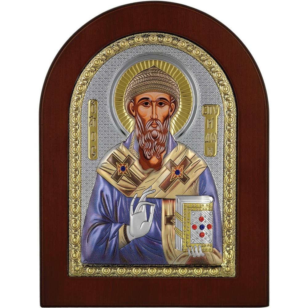 ΑΣΗΜΕΝΙΑ ΕΙΚΟΝΑ Άγιος Σπυρίδωνας (7.5cm x 9.5m) MA-E1111-EX-C