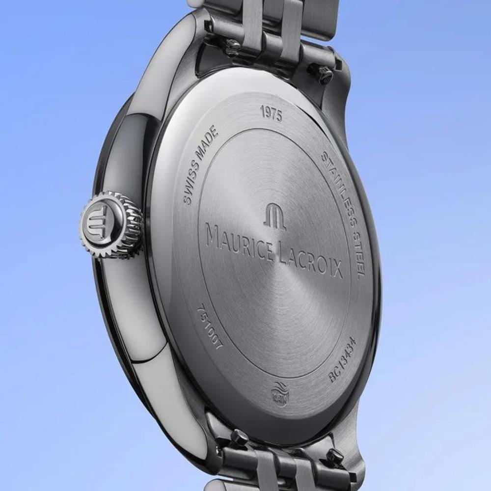 MAURICE LACROIX 1975 Quartz Blue Dial 39mm Silver Stainless Steel Bracelet 751007-SS002-430-1