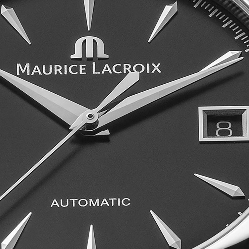 MAURICE LACROIX 1975 Automatic Black Dial 40mm Silver Stainless Steel Bracelet 756008-SS002-330-1