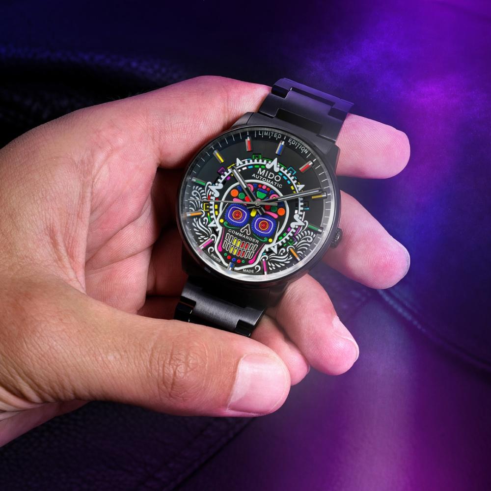 MIDO Commander Círculo de Luz Automatic Limited Edition 42mm Black Stainless Steel Bracelet M021.626.11.061.00 - 9