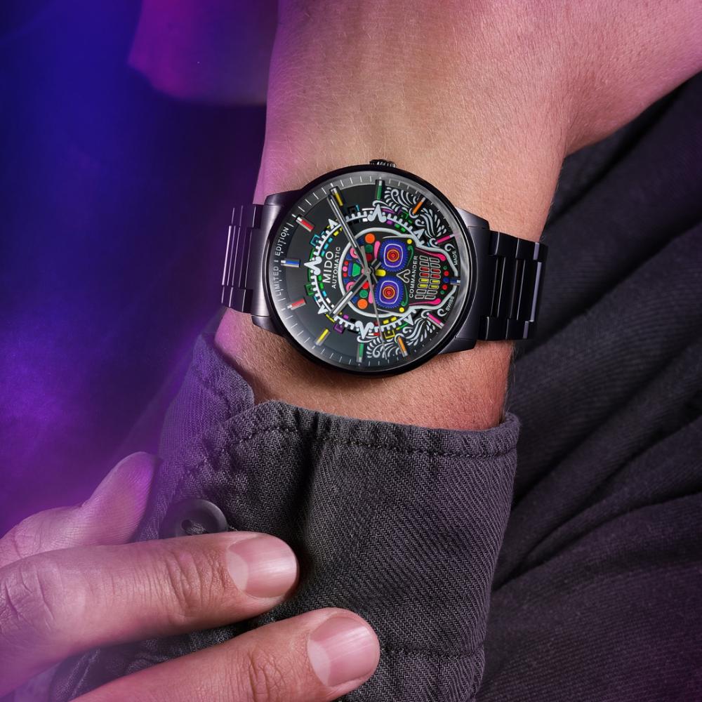 MIDO Commander Círculo de Luz Automatic Limited Edition 42mm Black Stainless Steel Bracelet M021.626.11.061.00 - 6