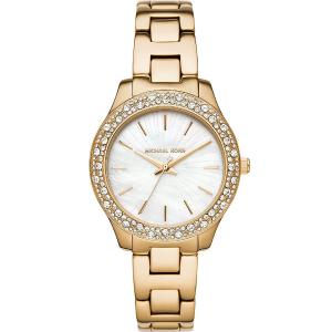 MICHAEL KORS Liliane Crystals 36mm Gold Stainless Steel Bracelet MK4555 - 9420