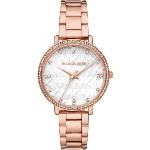 MICHAEL KORS Pyper Crystals 38mm Rose Gold Stainless Steel Bracelet MK4594 - 9375