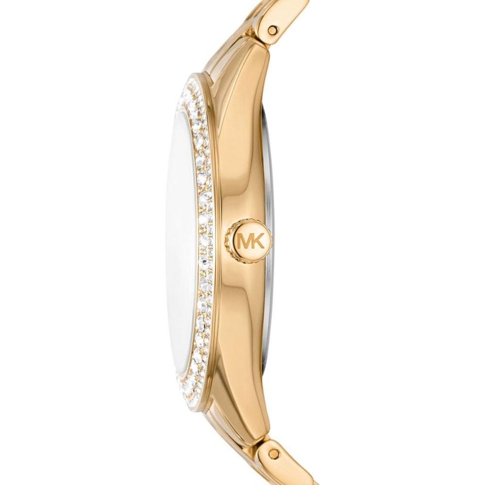 MICHAEL KORS Harlowe Crystals Gold Dial 38mm Gold Stainless Steel Bracelet MK4709