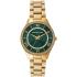 MICHAEL KORS Lauryn Crystals Green Dial 33mm Gold Stainless Steel Bracelet MK4737 - 0