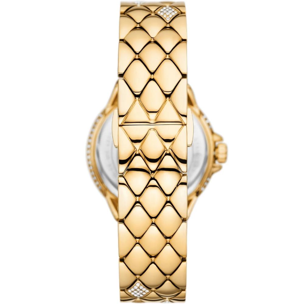 MICHAEL KORS Camille Crystals White Dial 33mm Gold Stainless Steel Bracelet MK4801