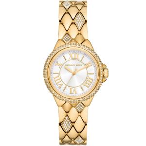 MICHAEL KORS Camille Crystals White Dial 33mm Gold Stainless Steel Bracelet MK4801 - 46375