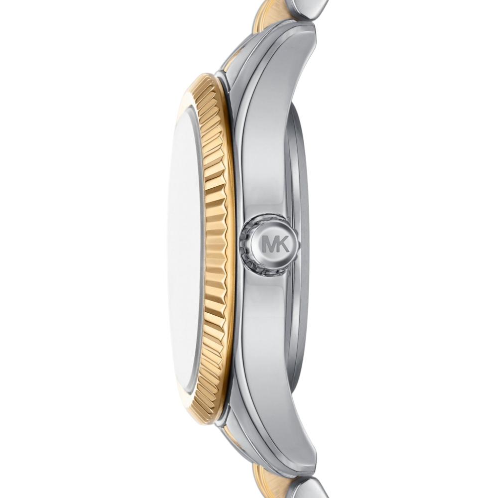 MICHAEL KORS Petite Lexington Gift Set Gold Dial 26mm Two Tone Gold Stainless Steel Bracelet MK4815