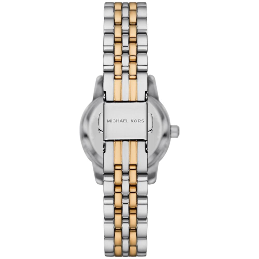 MICHAEL KORS Petite Lexington Gift Set Gold Dial 26mm Two Tone Gold Stainless Steel Bracelet MK4815