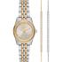 MICHAEL KORS Petite Lexington Gift Set Gold Dial 26mm Two Tone Gold Stainless Steel Bracelet MK4815 - 0