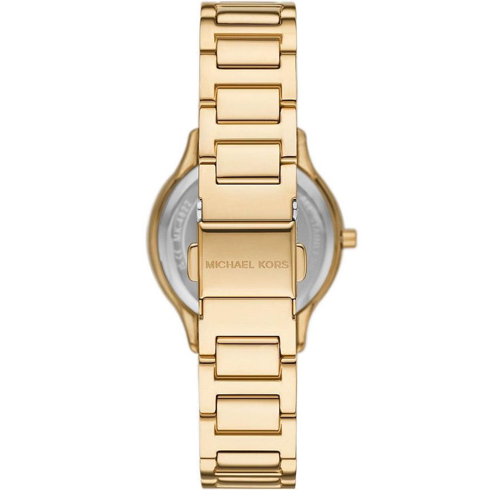 MICHAEL KORS Sage Mini Crystals White Pearl Dial 31mm Gold Stainless Steel Bracelet MK4822