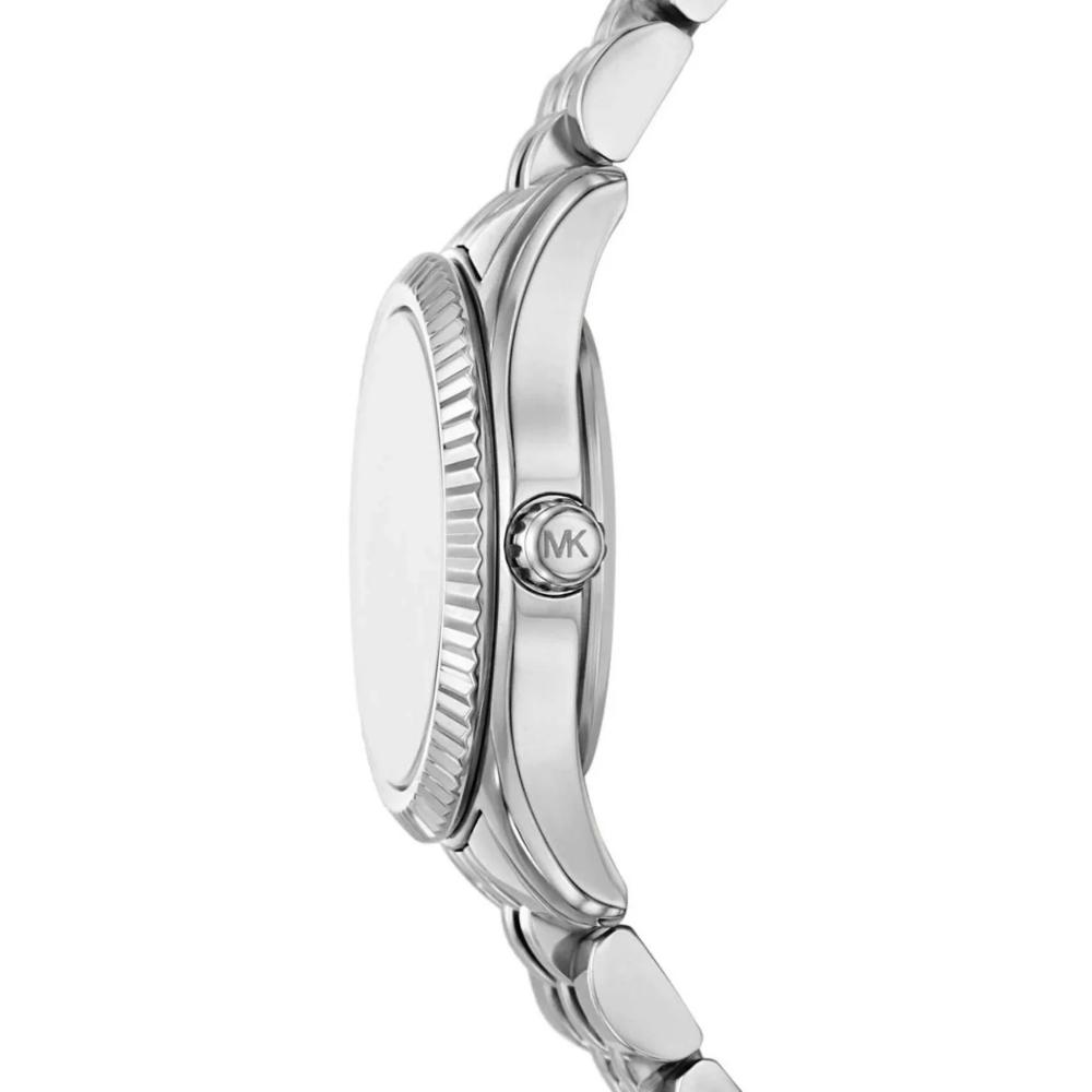 MICHAEL KORS Petite Lexington Silver Dial with Crystals 26mm Silver Stainless Steel Bracelet MK4843