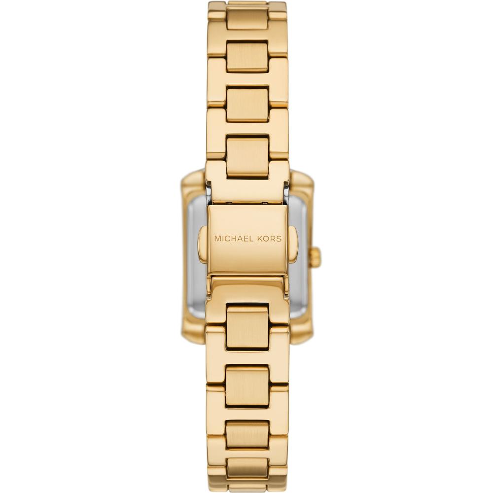 MICHAEL KORS Emery Mini Crystals White Pearl Dial 22x28mm Gold Stainless Steel Bracelet MK4867