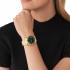 MICHAEL KORS Lexington Green Dial 38mm Gold Stainless Steel Bracelet MK7449 - 1