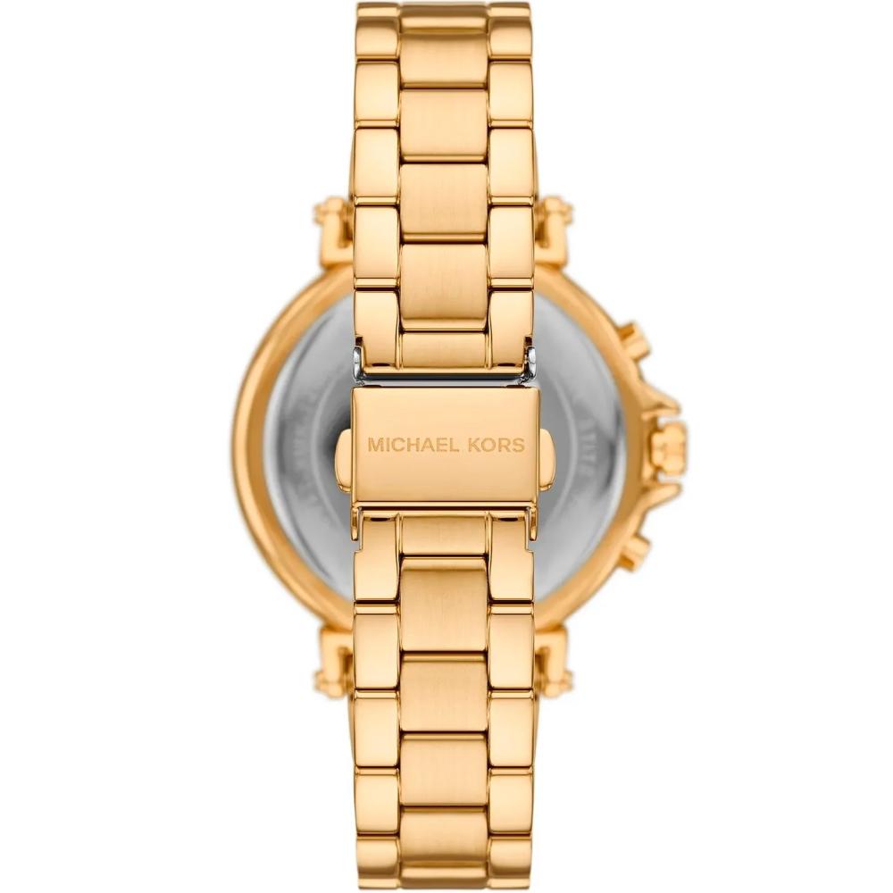 MICHAEL KORS Maren Chronograph Gold Dial 40mm Gold Stainless Steel Bracelet MK7493