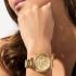 MICHAEL KORS Maren Chronograph Gold Dial 40mm Gold Stainless Steel Bracelet MK7493 - 4