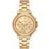 MICHAEL KORS Maren Chronograph Gold Dial 40mm Gold Stainless Steel Bracelet MK7493 - 0