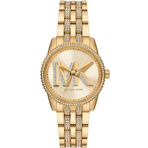 MICHAEL KORS Ritz Crystals Gold Dial 35mm Gold Stainless Steel Bracelet MK7540 - 60660