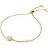 MICHAEL KORS Pave Halo Slider Bracelet Gold Sterling Silver MKC1206AN710 - 0