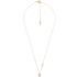 MICHAEL KORS Pave Halo Necklace Gold Sterling Silver with Cubic Zirconia MKC1208AN710 - 1