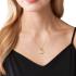 MICHAEL KORS Lock Stud Necklace Gold Sterling Silver MKC1562AH710 - 2