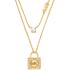 MICHAEL KORS Lock Double Necklace Gold Sterling Silver with Cubic Zirconia MKC1630AN710 - 2