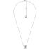 MICHAEL KORS Mixed Stone Pendant Necklace White Sterling Silver MKC1660CZ040 - 1