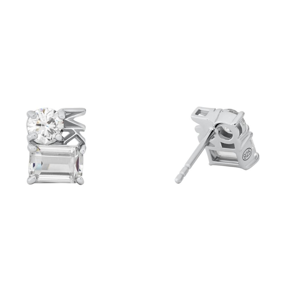 MICHAEL KORS Mixed Stone Stud Earrings White Sterling Silver MKC1665CZ040