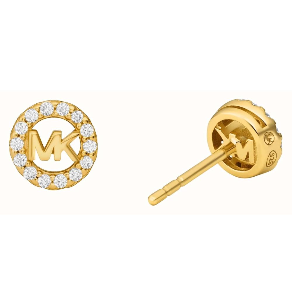 ΣΚΟΥΛΑΡΙΚΙΑ Πετράτα MICHAEL KORS από Επιχρυσωμένο Ασήμι MKC1727CZ710