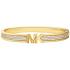 MICHAEL KORS Metallic Muse Cuff Bracelet Gold Plated with Cubic Zirconia MKJ7963710 - 0