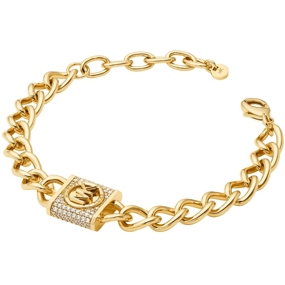 MICHAEL KORS Metallic Muse Bracelet Gold Plated with Cubic Zirconia MKJ8061710