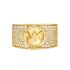MICHAEL KORS Metallic Muse Ring Gold Plated with Cubic Zirconia MKJ8063710 - 0