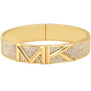 MICHAEL KORS Metallic Muse Cuff Bracelet Gold Plated with Cubic Zirconia MKJ8065710 - 40733